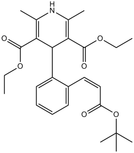 Lacidipine (GX-1048, GR-43659X, SN-305, Lacipil, Motens) 103890-78-4